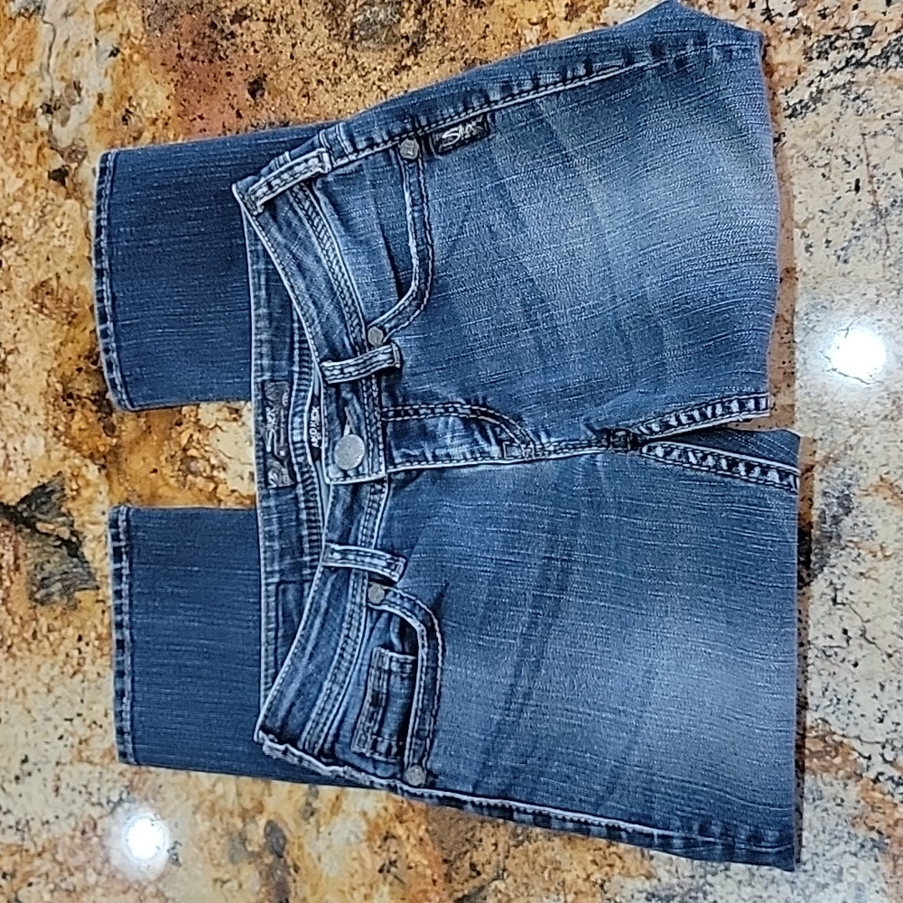 SZ 27 Silver Crop Jeans